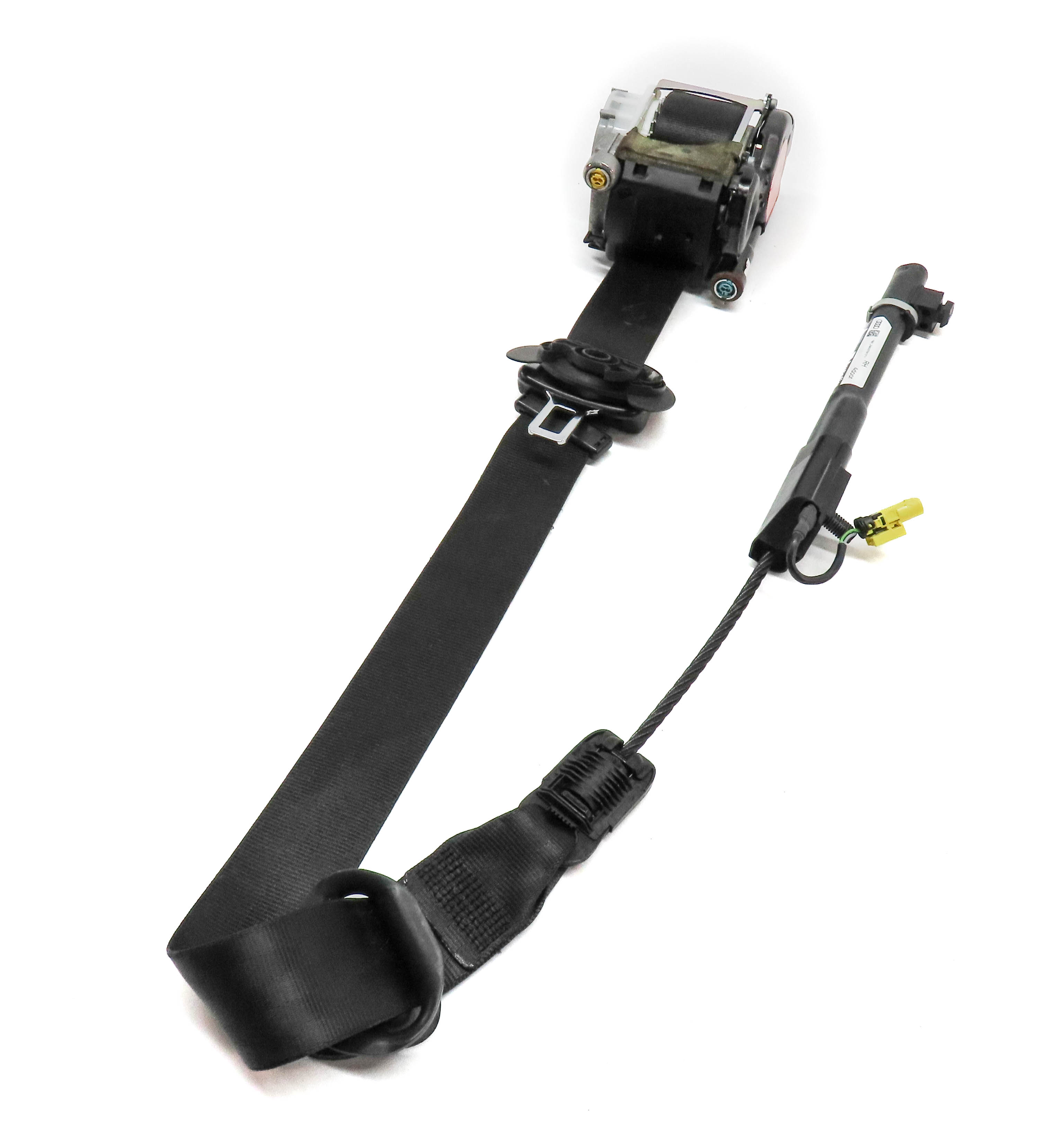 2015-2018 AUDI Q3 (8U) RIGHT FRONT PASSENGER SEAT SEATBELT RETRACTOR (Black) — exact item pictured